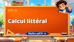 Calcul littéral