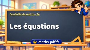 Les équations
