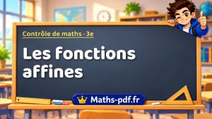 Les fonctions affines