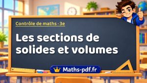 Volume et sections de solides