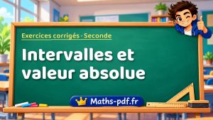 Intervalles et valeur absolue