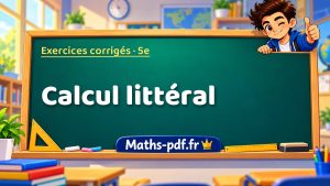Calcul littéral