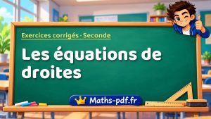 Les équations de droites