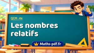 Les nombres relatifs