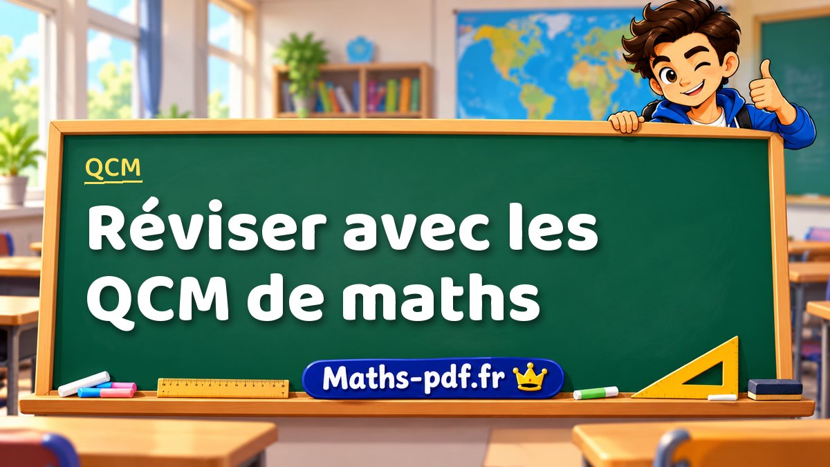 Réviser avec les QCM de maths : qCM de maths en 6ème pour réviser tous les cours