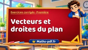Vecteurs et droites du plan