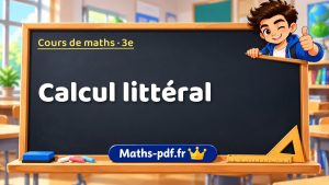 Calcul littéral