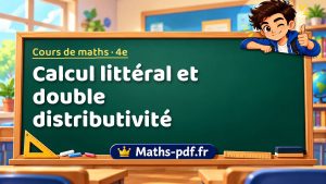 Calcul littéral et double distributivité