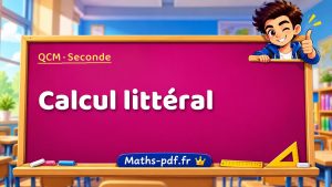Calcul littéral