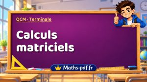 Calculs matriciels