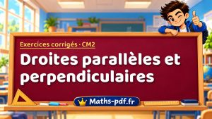Droites parallèles et perpendiculaires