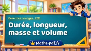 Durée, longueur, masse et volume