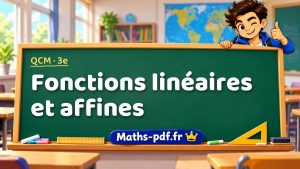 Fonctions linéaires et affines