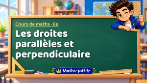 Les droites parallèles et perpendiculaire