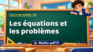 Les équations et les problèmes