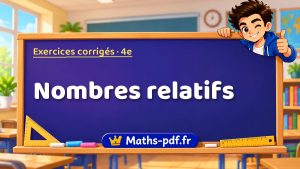 Nombres relatifs