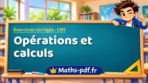 Opérations et calculs