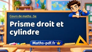 Prisme droit et cylindre