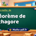 Théorème de Pythagore – Cours de maths niveau 4e sur Maths-pdf.fr