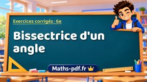 Bissectrice d’un angle