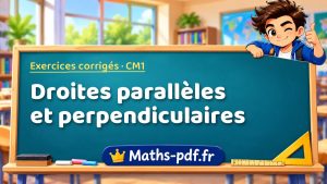 Droites parallèles et perpendiculaires