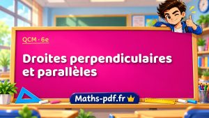 Droites perpendiculaires et parallèles