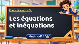 Les équations et inéquations