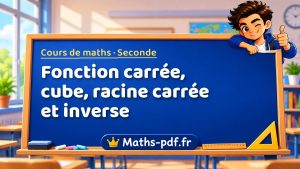 Fonction carrée, cube, racine carrée et inverse