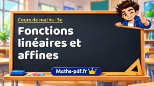 Fonctions linéaires et affines
