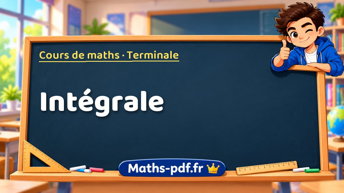 Intégrale – Cours de maths niveau Terminale sur Maths-pdf.fr