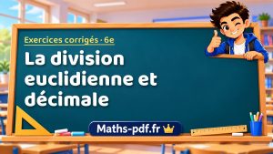 La division euclidienne et décimale