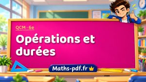 Opérations et durées