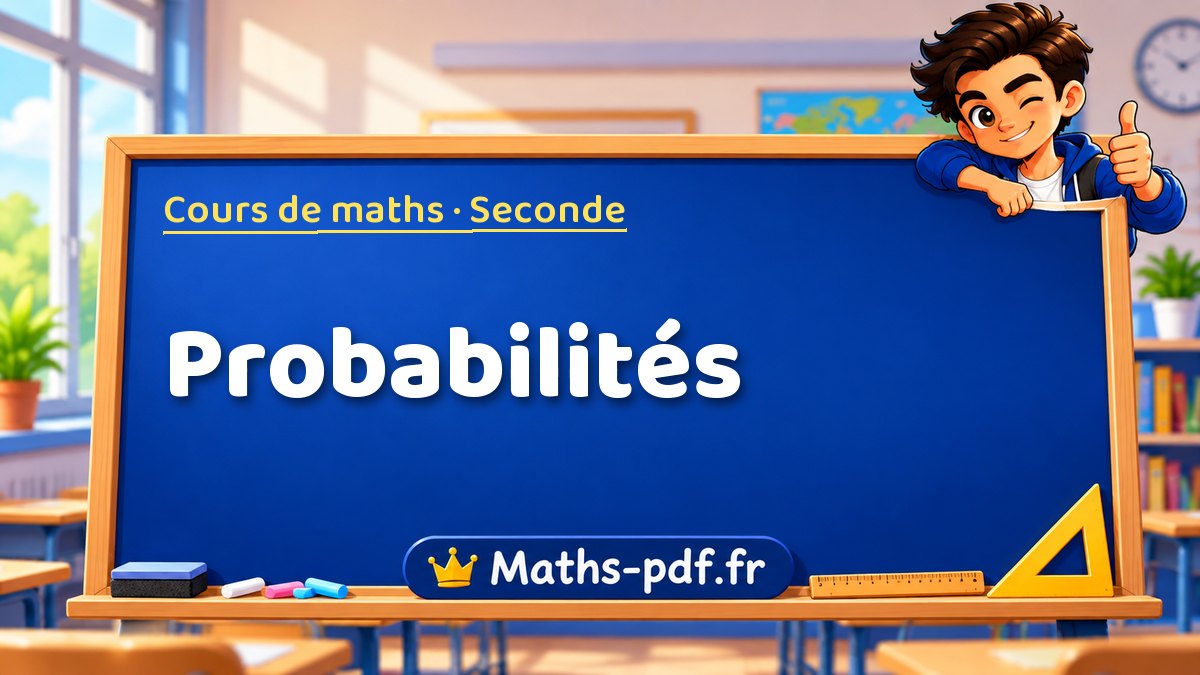 Probabilités – Cours de maths niveau Seconde sur Maths-pdf.fr
