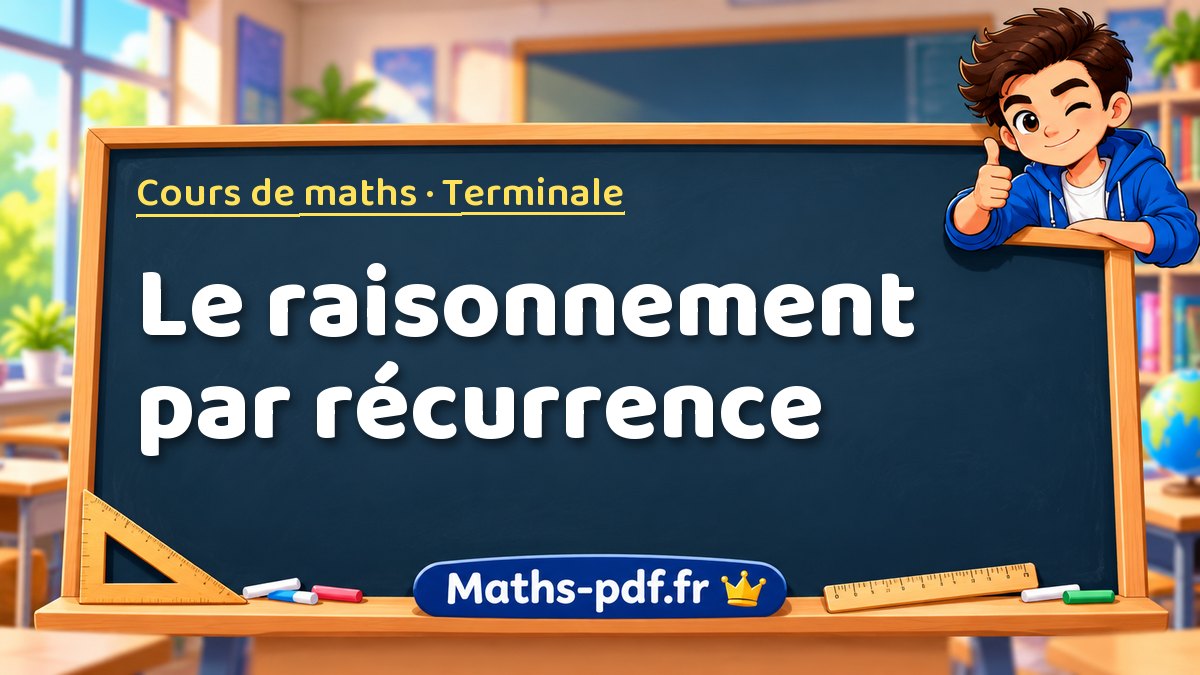 Le raisonnement par récurrence – Cours de maths niveau Terminale sur Maths-pdf.fr