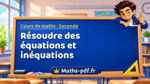 Résoudre des équations et inéquations