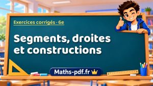 Segments, droites et constructions