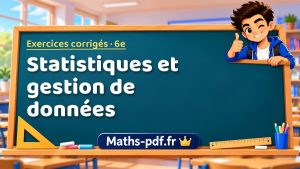 Statistiques et gestion de données