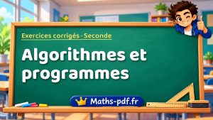 Algorithmes et programmes