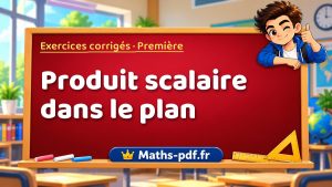 Produit scalaire dans le plan