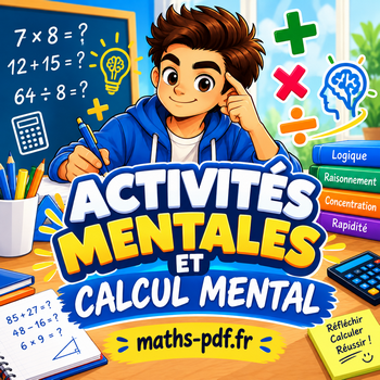 Exercices de maths corrigés sous forme d'escape game avec MATHS PDF.
