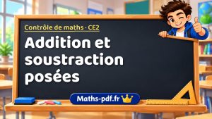 Addition et soustraction posées
