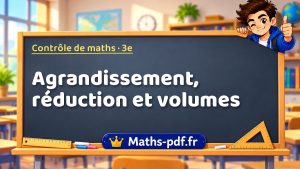Agrandissement, réduction et volumes