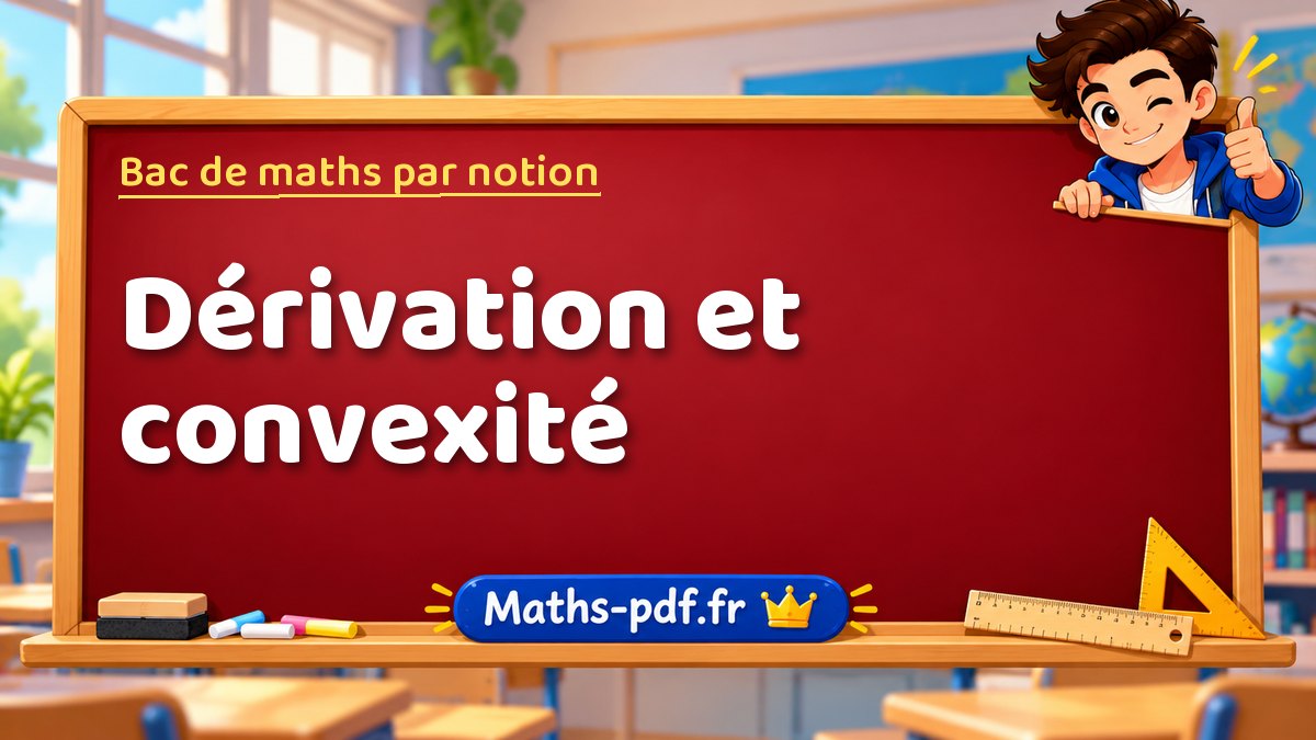 Bac de maths : Dérivation et convexité, les exercices des sujets officiels