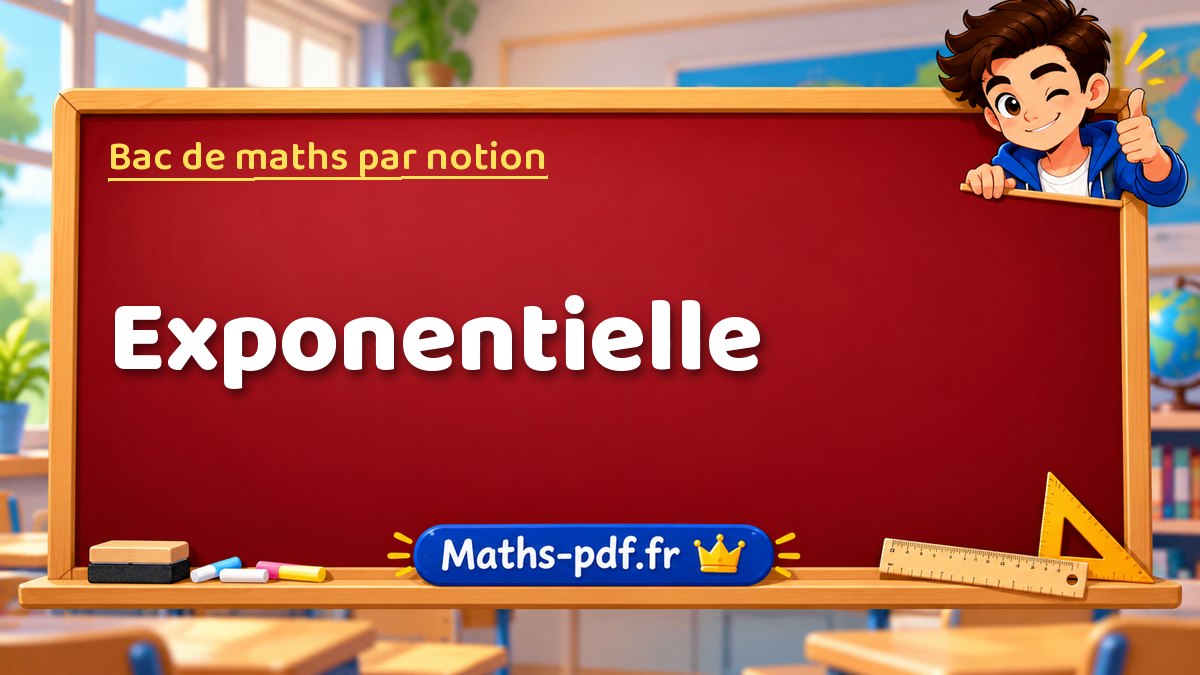 Bac de maths : Exponentielle, les exercices des sujets officiels