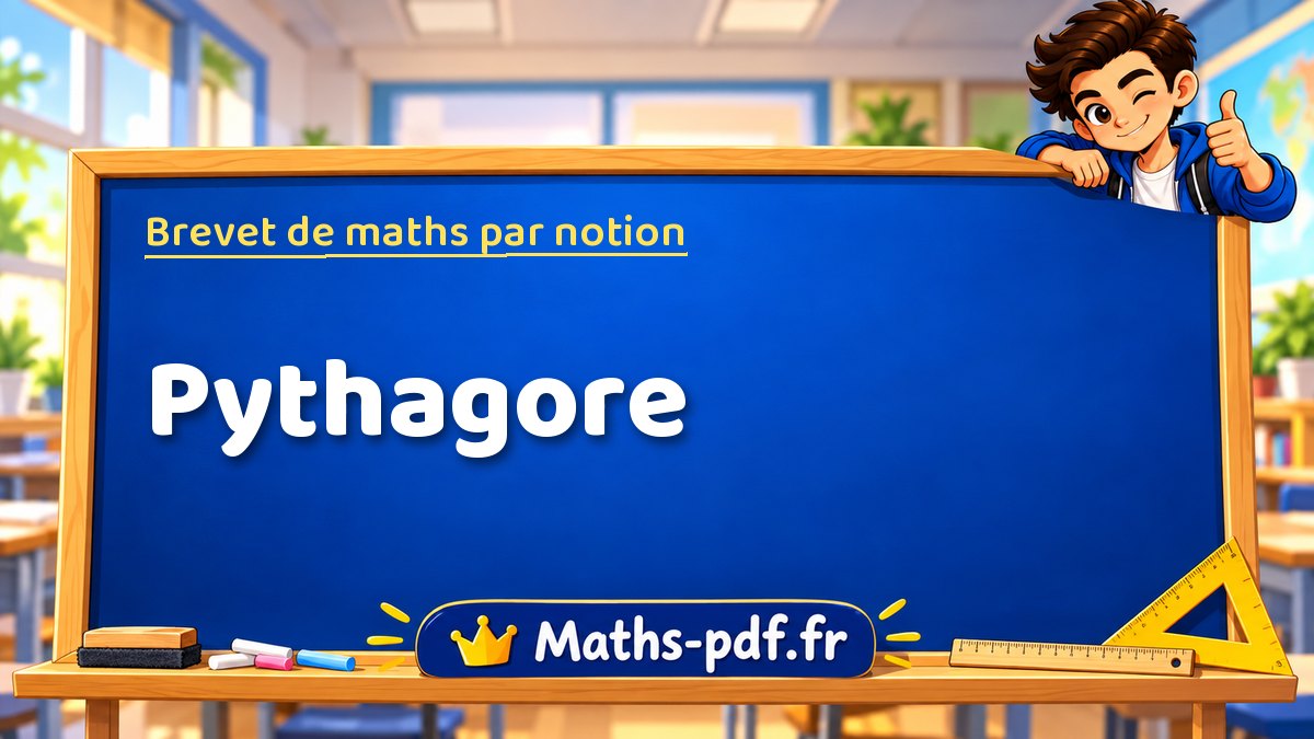 Brevet de maths : Pythagore, les exercices des sujets officiels