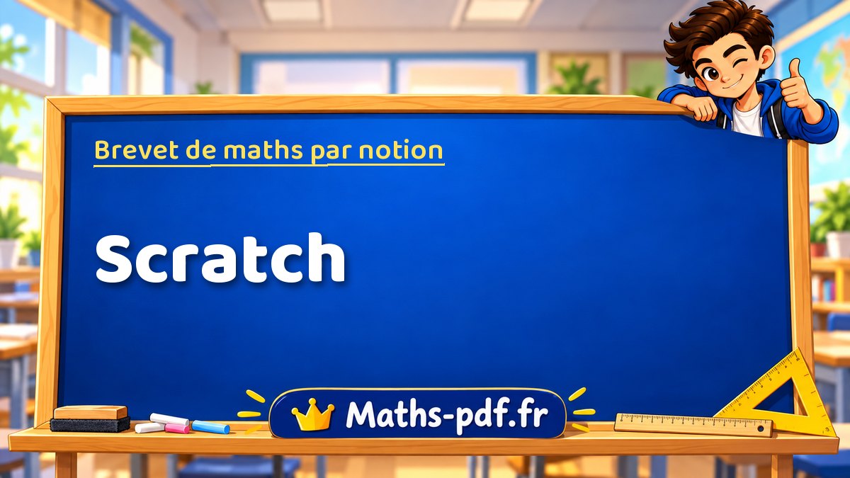 Brevet de maths : Scratch, les exercices des sujets officiels