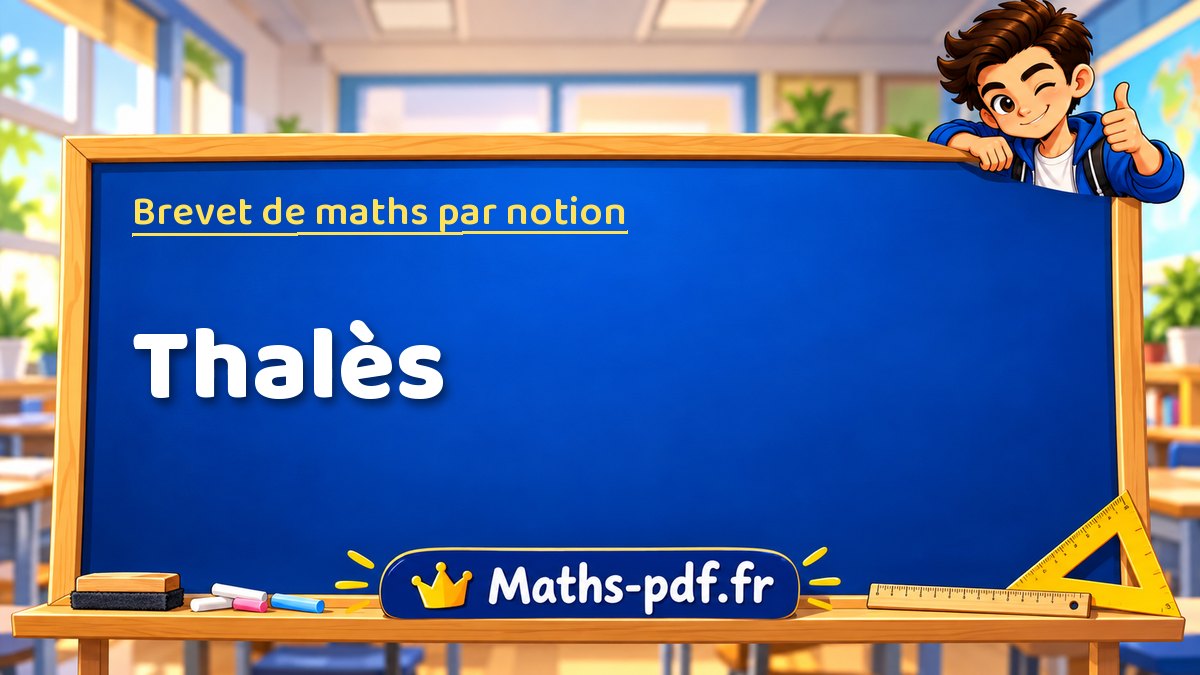 Brevet de maths : Thalès, les exercices des sujets officiels