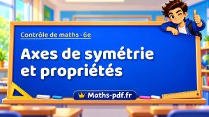 Axes de symétrie et propriétés