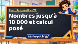 Nombres jusqu’à 10 000 et calcul posé