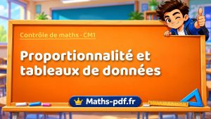 Proportionnalité et tableaux de données